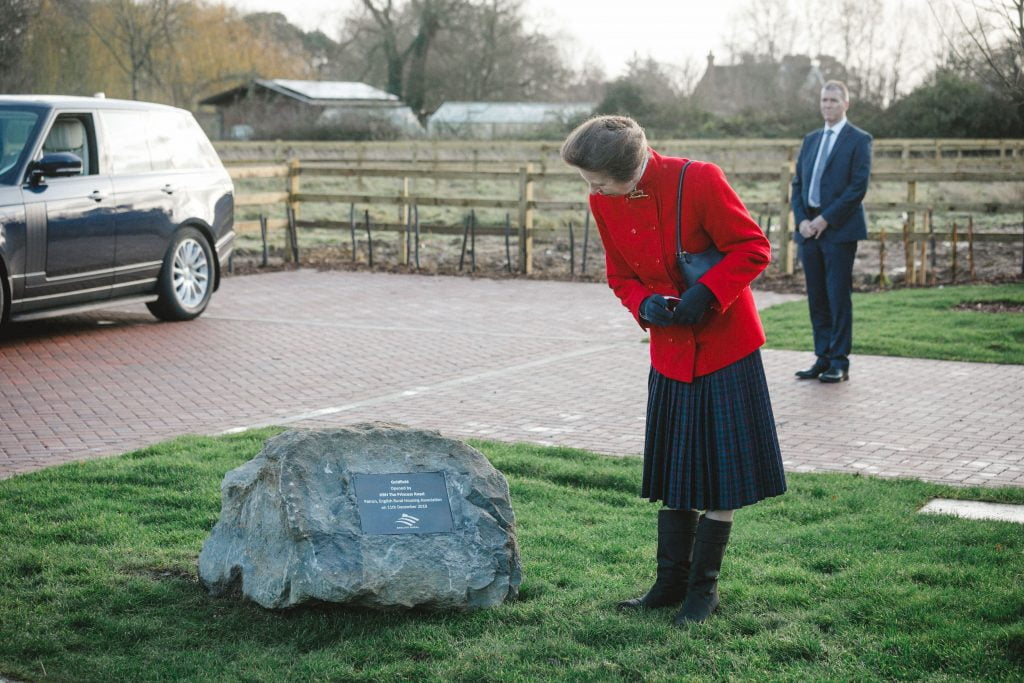 English Rural Royal Opening of Affordable Rural Homes in Warehorne, Kent